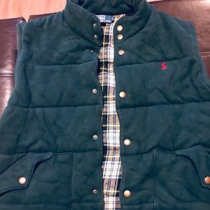 Green Polo Ralph Lauren Winter Vest Size XL